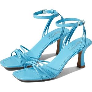 Blue Seychelles Leather Strappy Heel - Starboard